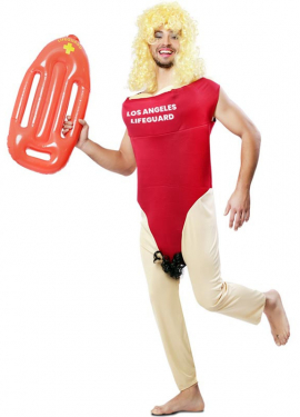 Fato de salva-vidas de praia para homem