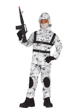 Fato de soldado ártico para crianças