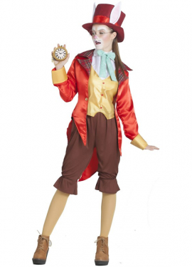 Fato de Chapeleiro Maluco para mulher