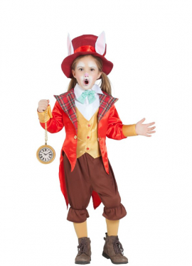 Fato de Chapeleiro Maluco para menina