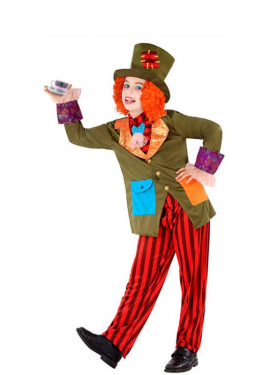 Fato de Chapeleiro Maluco para menino