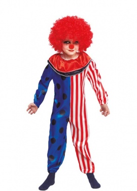 Fato de palhaço estrela para criança
