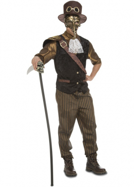 Golden Steampunk Costume for Men