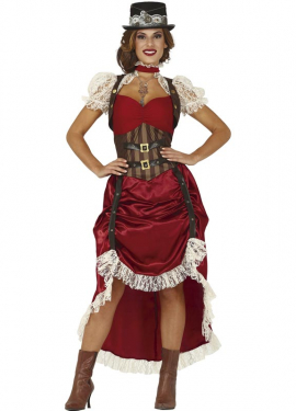 Garnet Steampunk Costume for Women