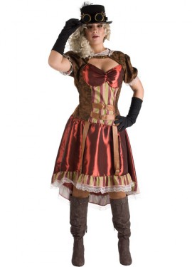 Garnet Steampunk Costume for Women