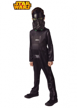 Star Wars Rogue One Classic Black Death Trooper Costume for Boys