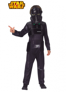 Star Wars Rogue One Deluxe Black Death Trooper Costume for Boys