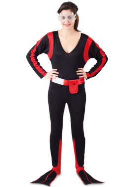 Fato de submarinista para mulher