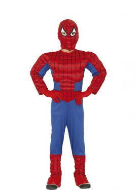 Fato de super-herói aracnídeo para criança