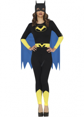 Fato de super-herói morcego para mulher