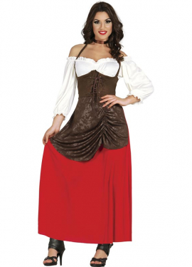 Medieval Tavernkeeper costume for women