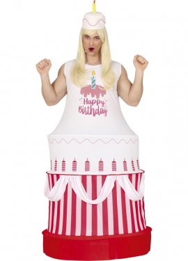 Fato de bolo de aniversário masculino