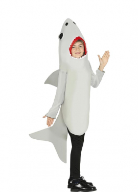 Fato de tubarão para criança