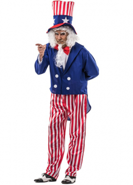 Fato de Tio Sam para homem