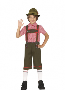 Fato tirolês bávaro para criança