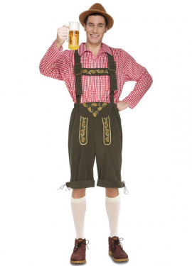 Fato de Oktoberfest tirolesa para homem