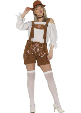 Brown Zipline Costume for Women