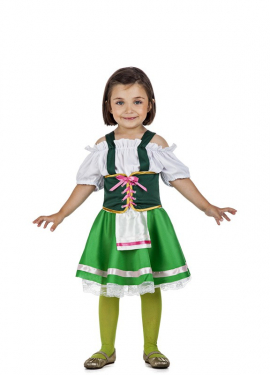 Fato de tirolesa para menina