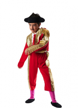 Red Bullfighter costume for children