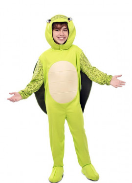 Green Turtle Costume with Shell for Kids