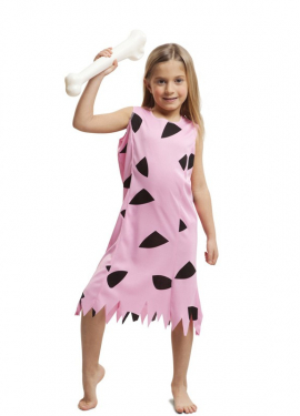 Pink Troglodyte costume for girls