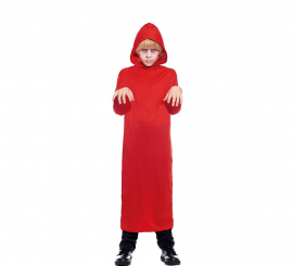 Fato de túnica vermelha para criança