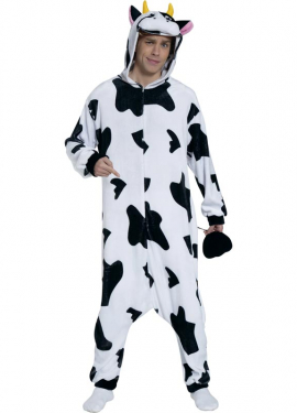 Wide cow costume for adults