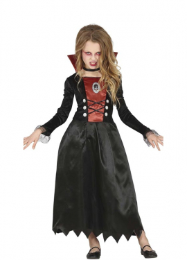 Fato de vampira vintage para menina