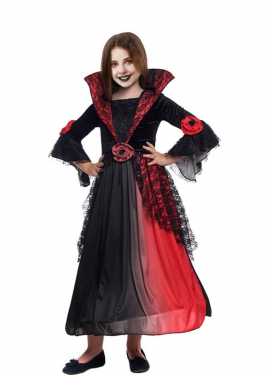 Fato de vampiro de luxo para meninas