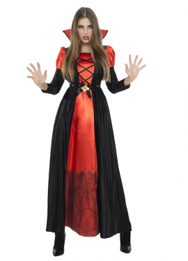 Fato de vampira longa