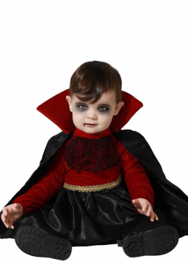 Fato de vampiro para bebé e menina