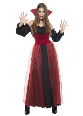 Fato de vampiro tule para mulher