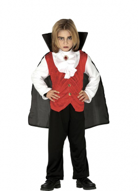 Fato de vampiro clássico para menino