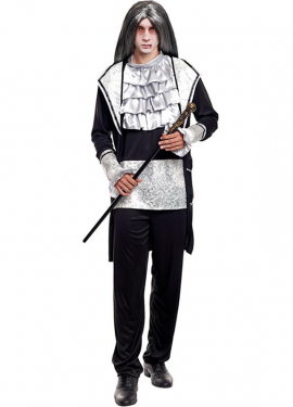 Fato elegante de vampiro para homem