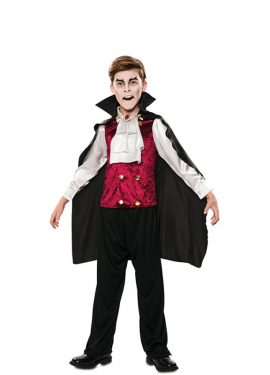 Fato de vampiro elegante para menino