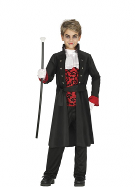 Fato de vampiro gótico para criança