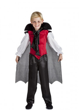 Fato de morcego vampiro para criança