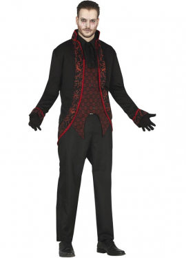 Modern Black Vampire Costume for Men