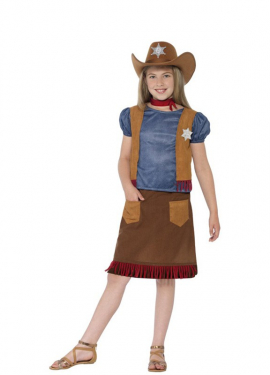 Western Cowgirl Costume for Girls