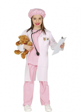 Fato de veterinária para menina