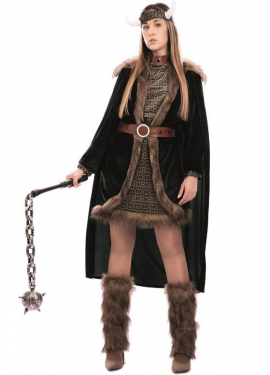 Fato de viking de luxo para mulher