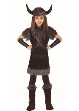 Fato de Viking escuro para criança