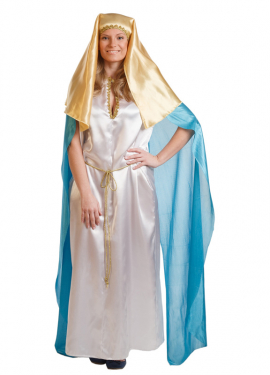 Fato de Virgem Maria para mulher tamanho universal ML