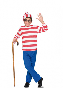 Fato de caminhante às riscas para menino