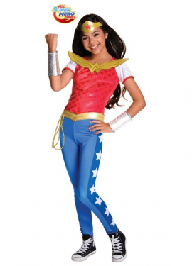 Fato de Wonder Woman Deluxe SHG para menina