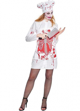 Zombie Cook Costume for Women