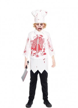 Zombie Cook Costume for Boys