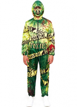 Fato de zumbi tóxico para homem