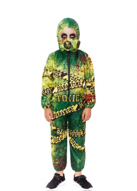 Toxic Zombie Costume for Boys