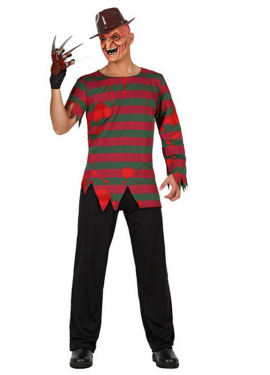 Striped Nightmare Killer Costume for Men
